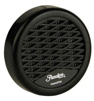 Humidificador redondo Passatore negro para 20 puros aprox.