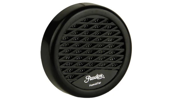 Humidificador redondo Passatore negro para 20 puros aprox.