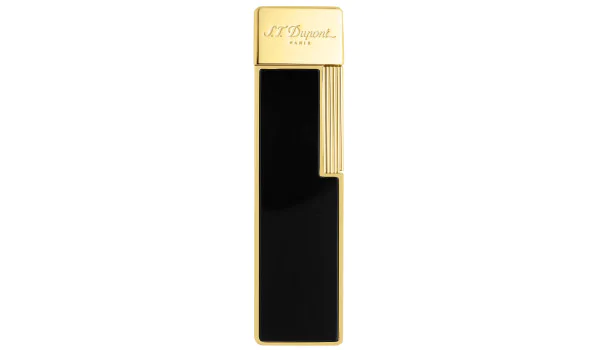 Encendedor S.T. Dupont Twiggy Lacado Negro Dorado 030002