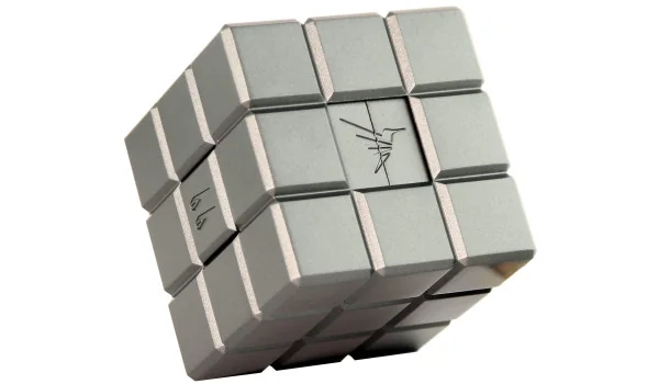 Encendedor de mesa Colibri Heritage Cube Gris Antracita